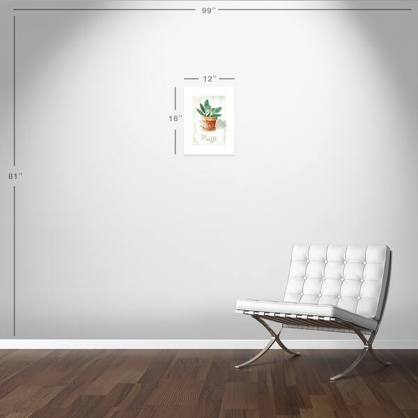 Potted Sage 12 x 16 Green Bed Bath & Beyond 29818687