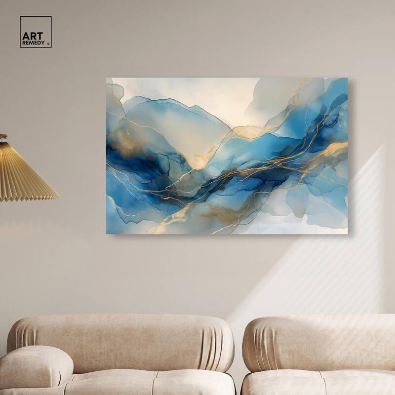 Postmodern Flow II Canvas by Art Remedy, Gallery Wrapped