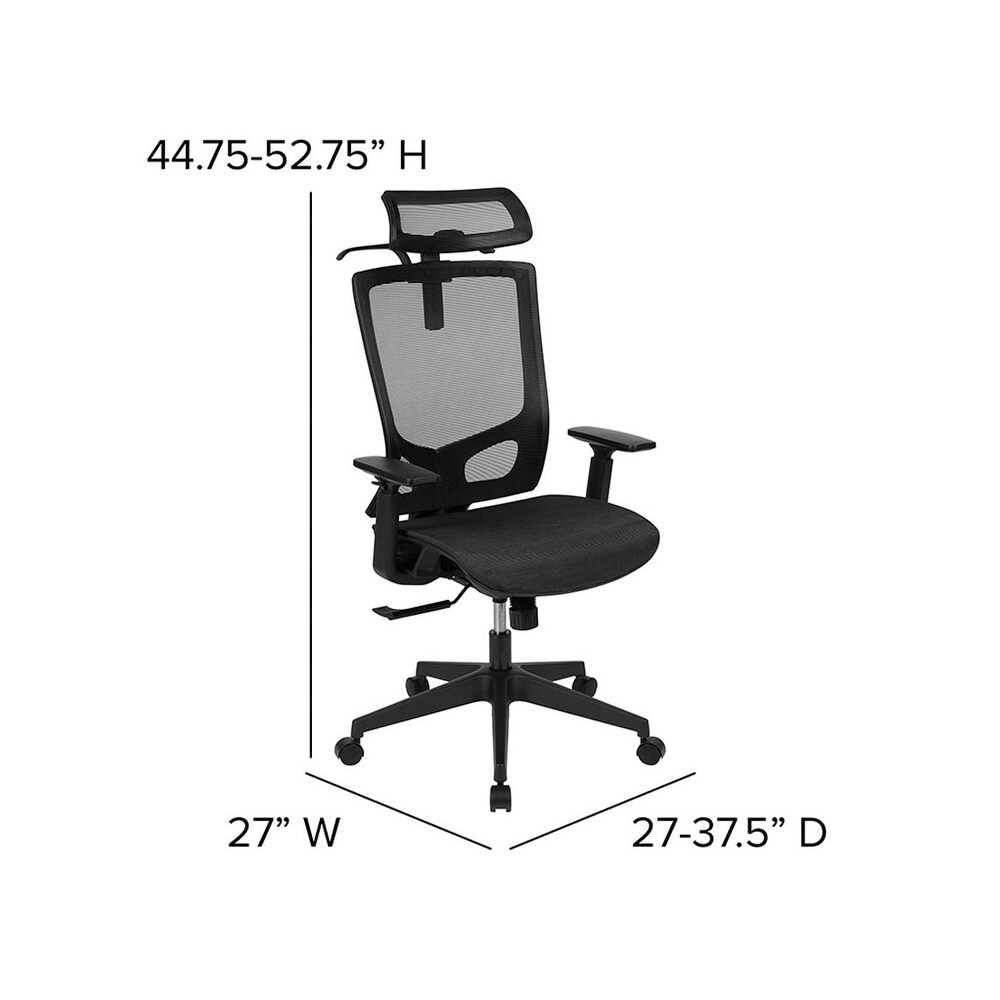 Flash Furniture Ergonomic Mesh Office Chair with Synchro-Tilt