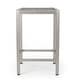 preview thumbnail 12 of 49, Cape Coral Outdoor 5-piece Aluminum Square Bar Set by Christopher Knight Home