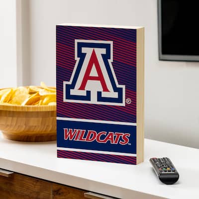 University of Arizona Wooden Tabletop Mantel Shelf Sign