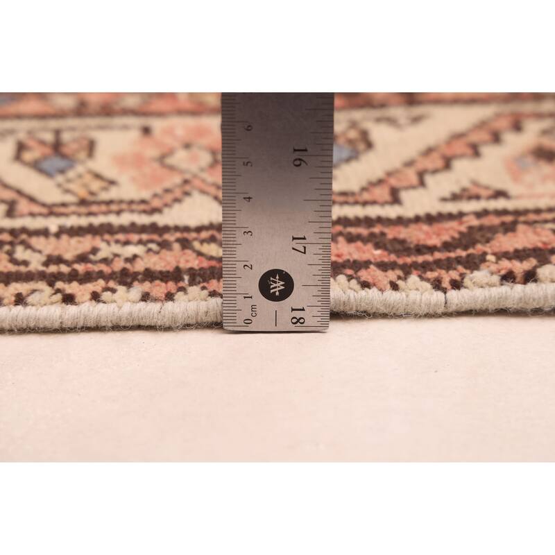 ECARPETGALLERY Hand-knotted Antalya Vintage Dark Brown Wool Rug - 3'9 x 11'0