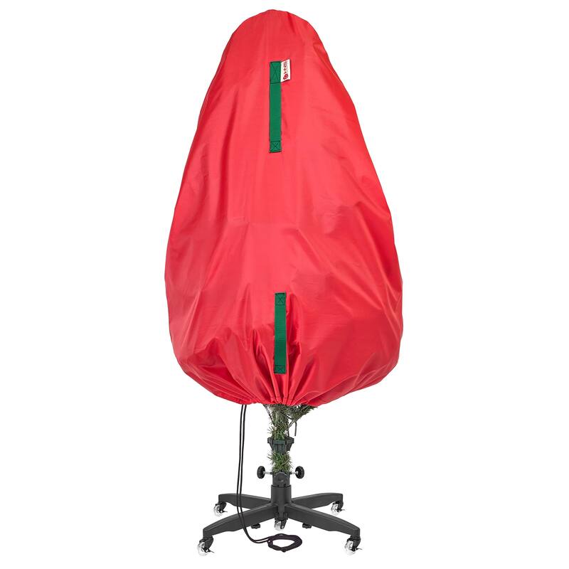 Christmas Tree Storage Bag – Premium Christmas Tree Cover Upright – Adjustable for 3 Ft trees and 4 ft trees - 3 ft - Red