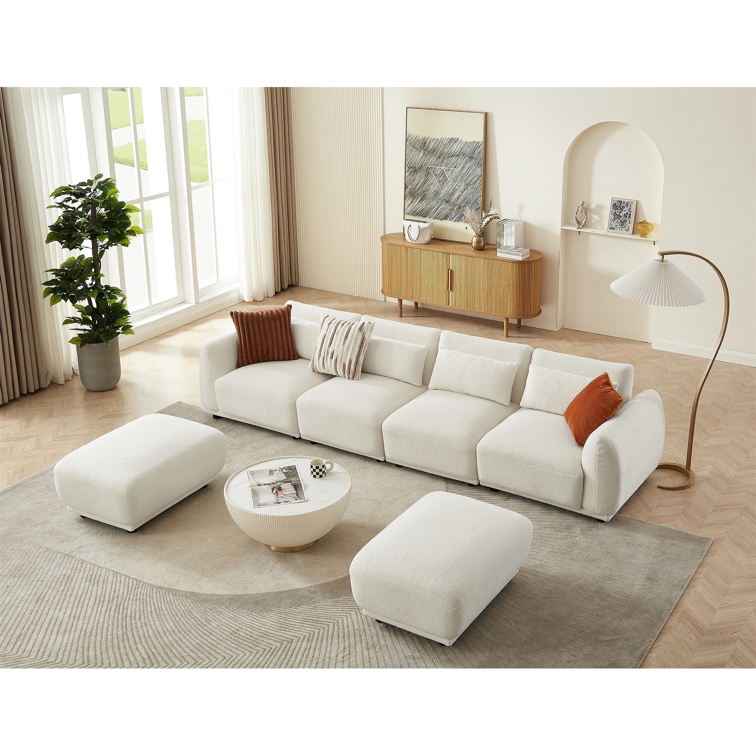 Comfy modular sectional sale