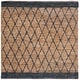 preview thumbnail 111 of 125, SAFAVIEH Handmade Natural Fiber Bethia Casual Jute Trellis Rug 6' Square - Natural/Black - Square