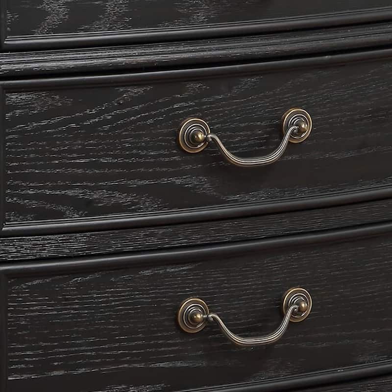 Bronze 3 Drawer 16.5 in. W Nightstand with Sturdy Hardware and Ample Storage
