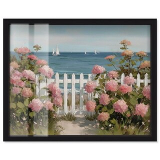 Walk to Sea II Vintage Coastal Art Shadowbox Print by Art Remedy - Bed ...
