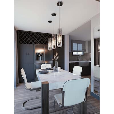 Spun 3 Light Linear Pendant