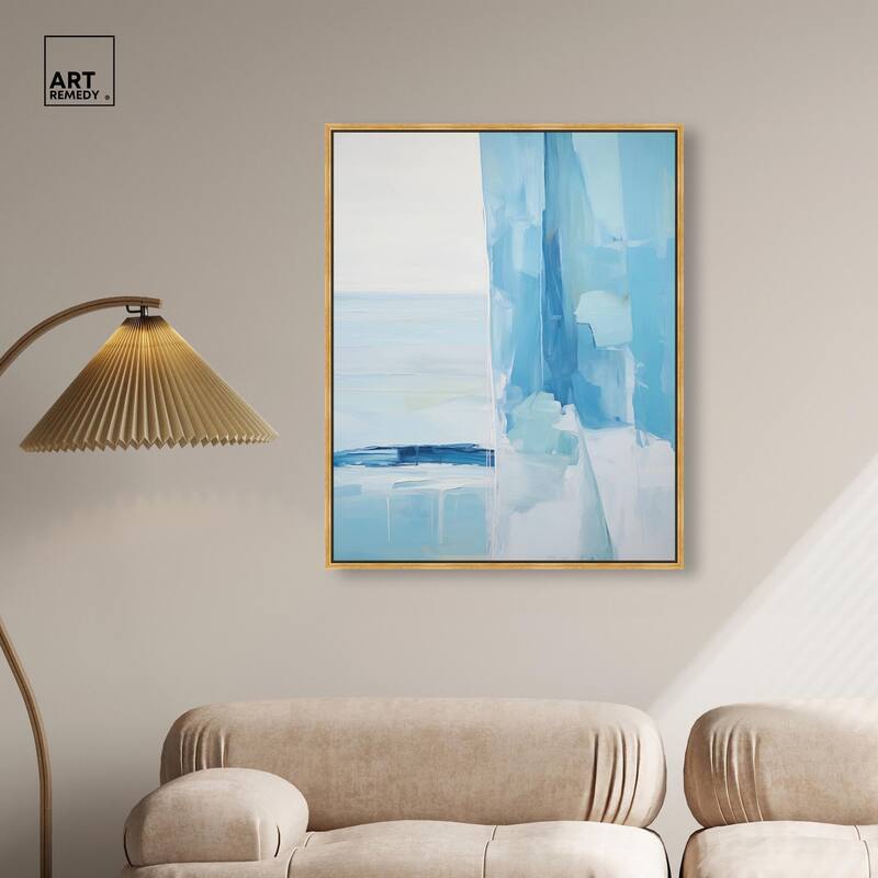 Seraphic Blues I Canvas by Art Remedy