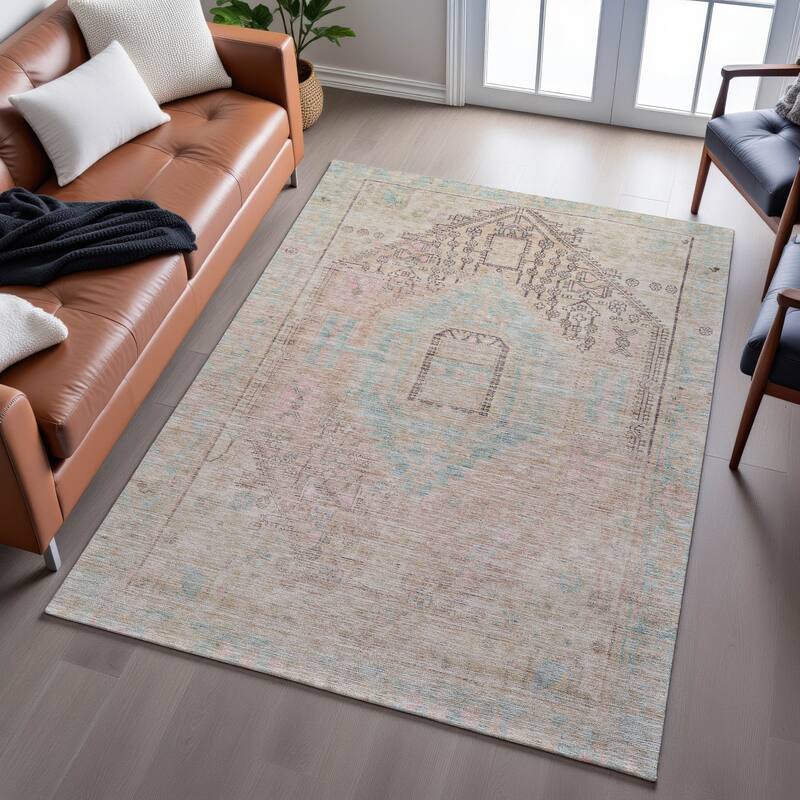 Premium Washable Super Soft Vintage Tribal Mayfield Rug