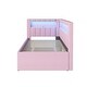 preview thumbnail 24 of 23, 2 Color Twin Bed with USB Ports and LED Belt, LED Design Platform Bed with Trundle