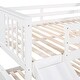 preview thumbnail 22 of 22, Full Over Full Bunk Bed with Slide, Ladder & Guardrails - Solid Wood