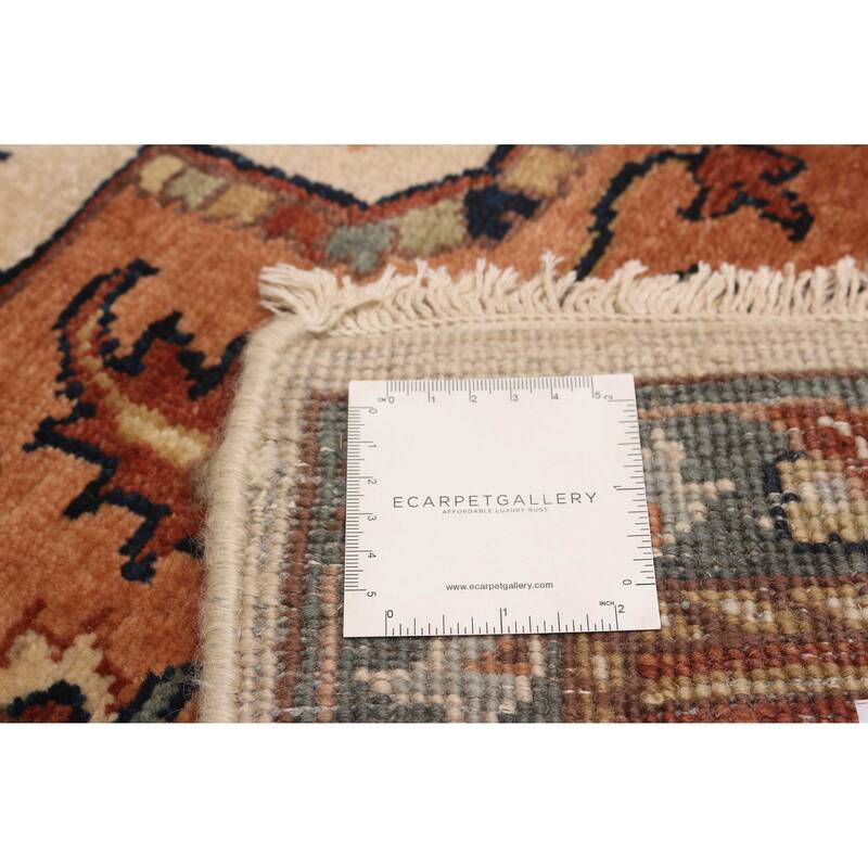 ECARPETGALLERY Hand-knotted Jules Sultane Ivory Wool Rug - 7'8 x 9'9