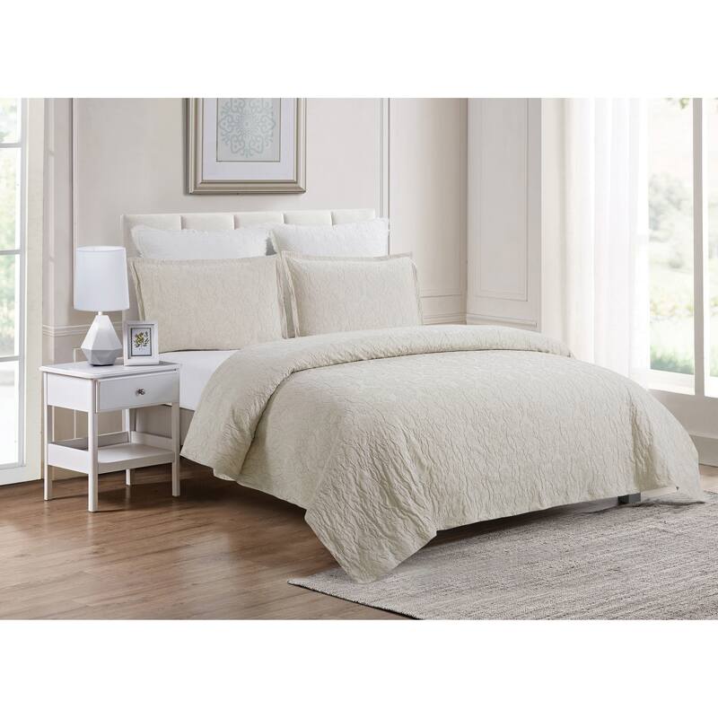 Shiloh Pebble Coverlet Set