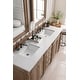 preview thumbnail 14 of 27, James Martin Vanities Bristol 72" Double Vanity, Whitewashed Walnut