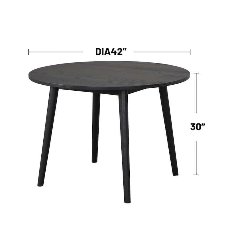 5 Piece Wooden Dining Set with Shaker Legs