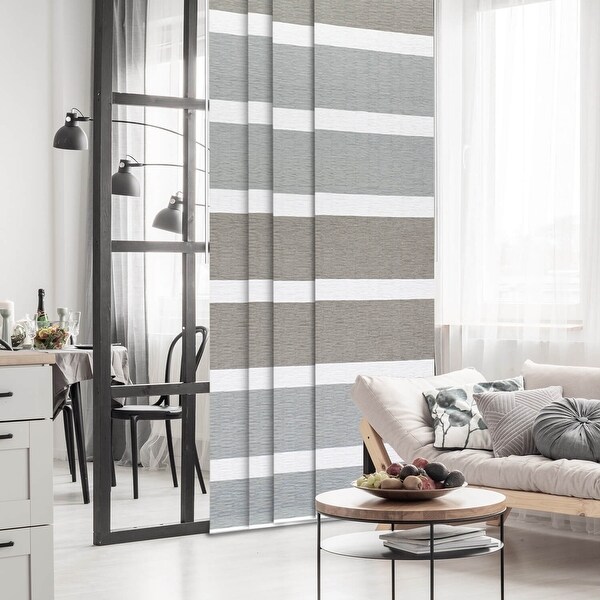 GoDear Design Natural Woven Adjustable Sliding Panel, 45.8"- 86" W x 96" L. Opens flyout.
