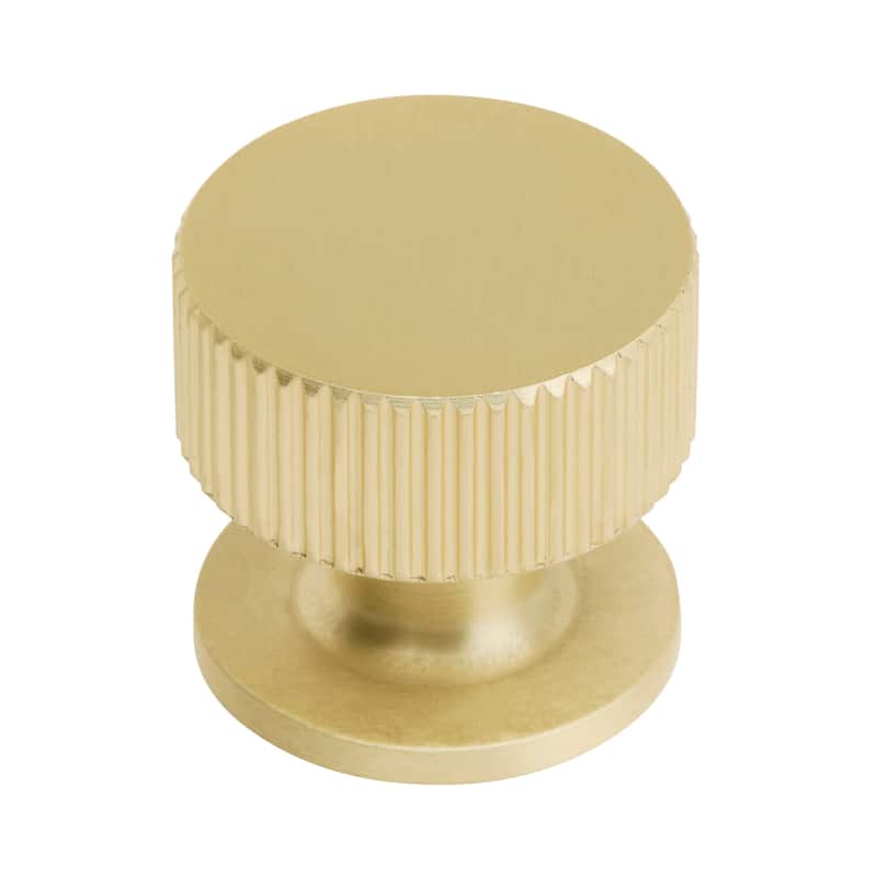 Amerock Carrigan Cabinet or Furniture Knob - Round - Matte Gold