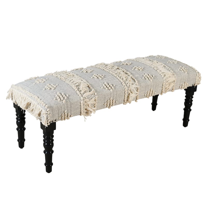 Presidio 47" Upholstered Entryway Bench by Sevita - 47" L x 16" W x 18" H