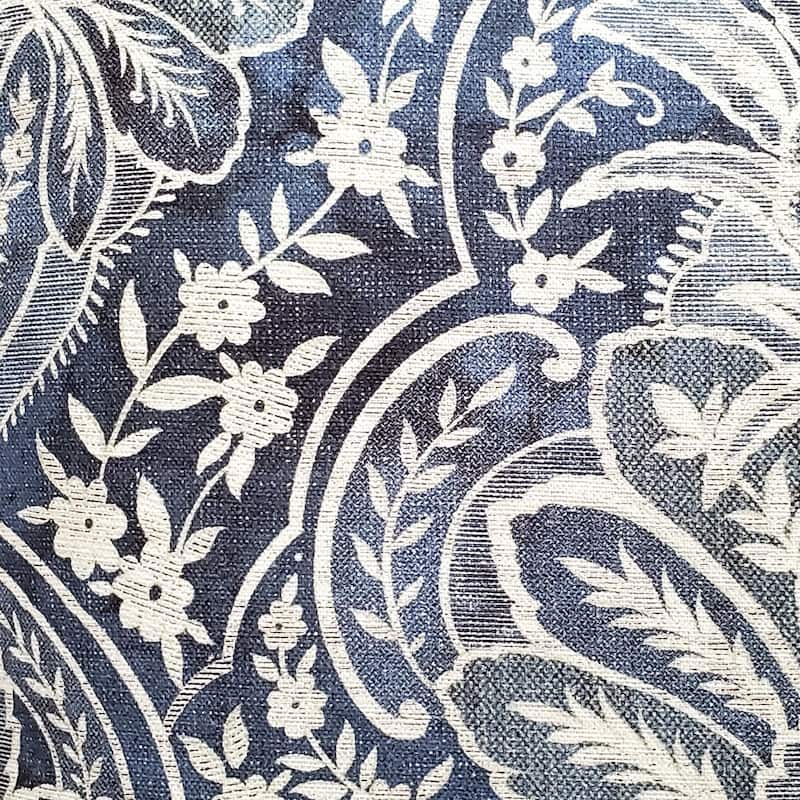 Leone Damask Cotton 21x21 Throw Pillow