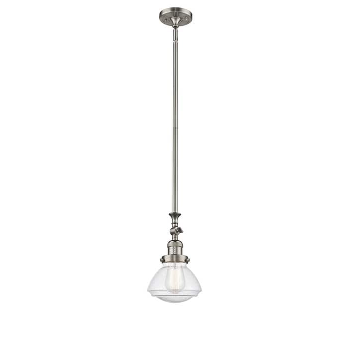 Innovations Lighting Olean 7" Wide Mini Rod Hung Adjustable Pendant