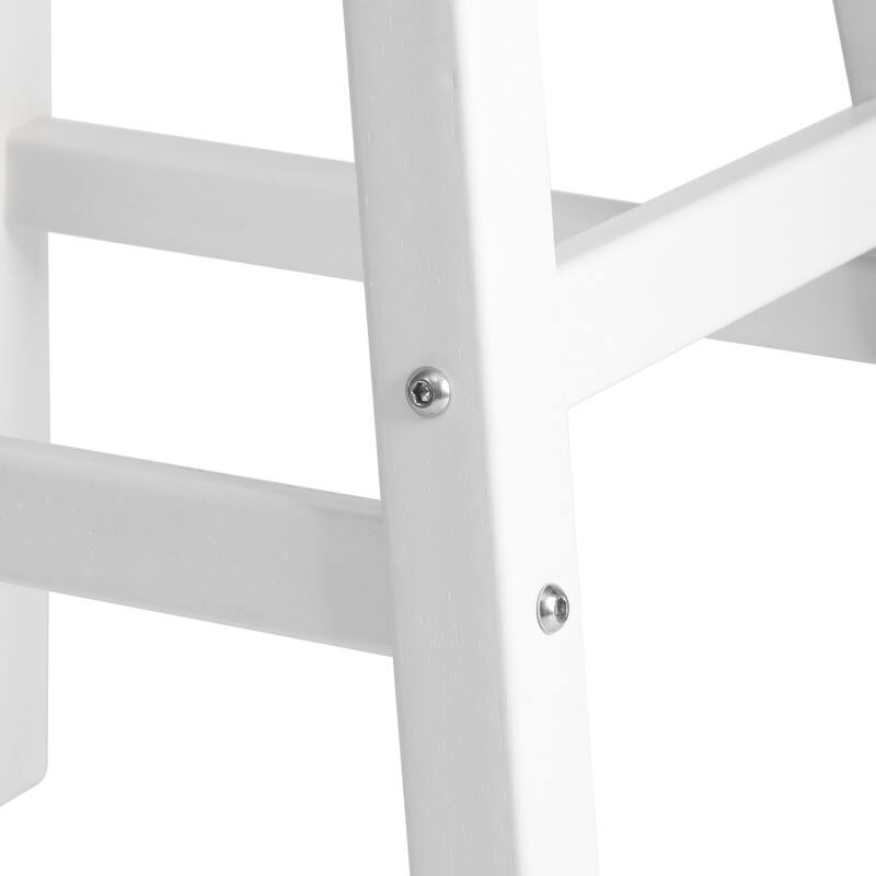 Laguna Hdpe All Weather Outdoor Patio 29" Saddle Seat Bar Stool (Set Of 3)