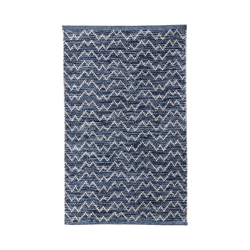 Elk Home Blue Finish Fabric 24 Inch Wide Area Rug