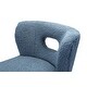 preview thumbnail 24 of 34, Dulcinea Ullna Lambskin Sherpa Upholstery Accent Chair by HULALA HOME