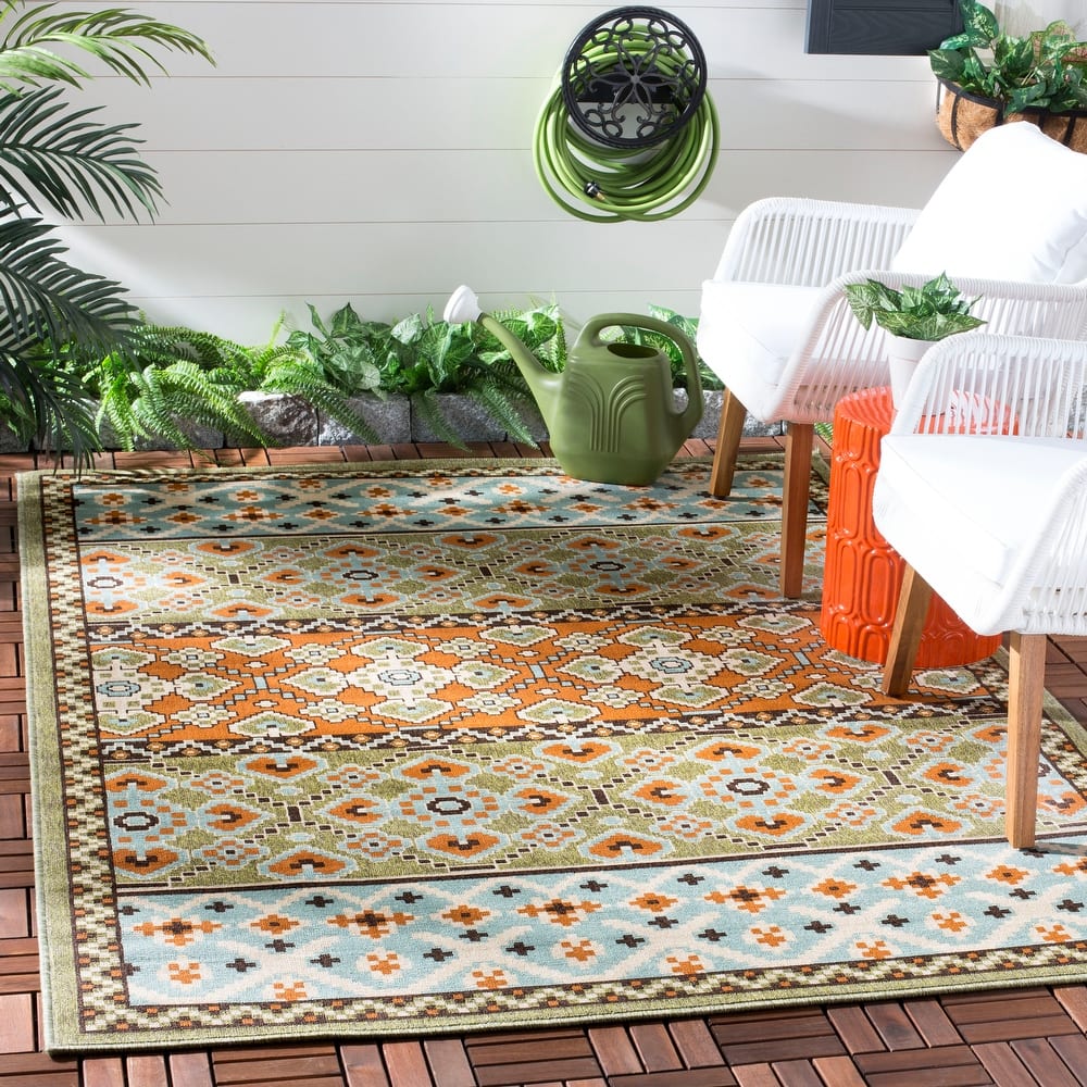 SAFAVIEH Veranda Anneruth Indoor/ Outdoor Waterproof Patio Backyard Rug