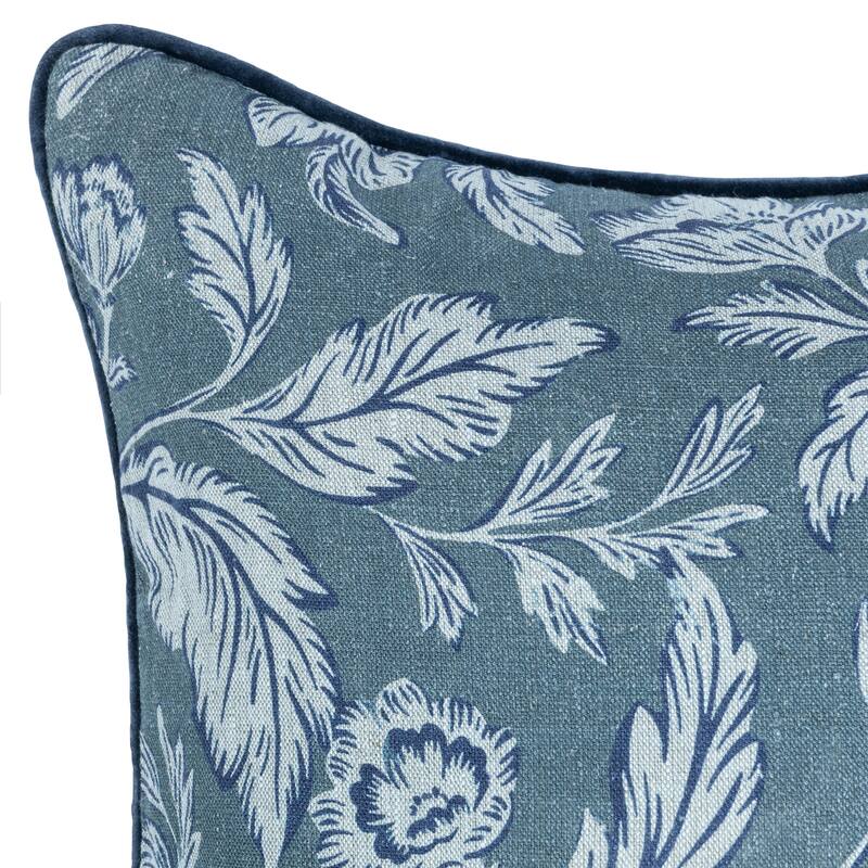 Villa by Classic Home Davenport Linen Fabric Throw Pillow