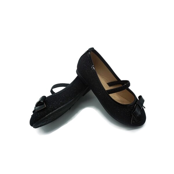 black glitter mary jane shoes