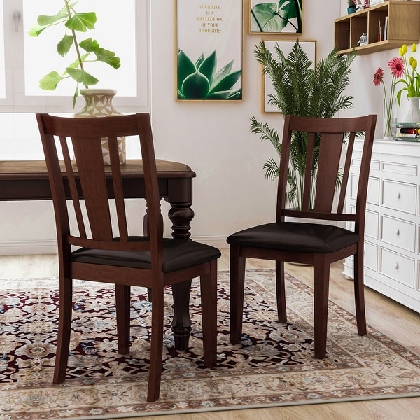 Furniture of America Vays Contemporary Espresso Dining Chairs (Set of 2). Opens flyout.