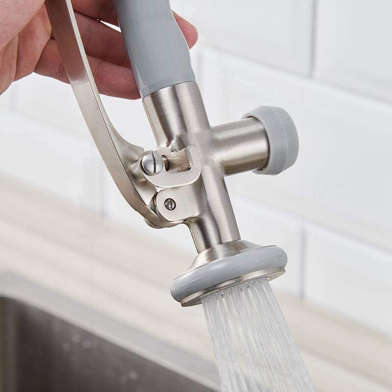 Commercial Kitchen Faucet with Pull Down Sprayer