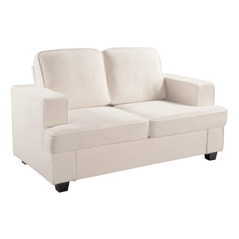 Modern Velvet Loveseat