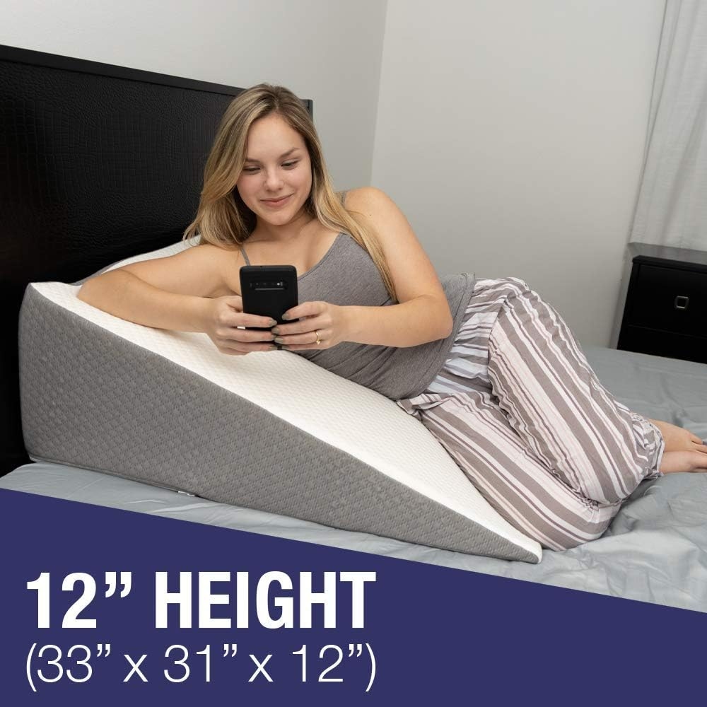 Bed bath and beyond wedge pillow cover sales