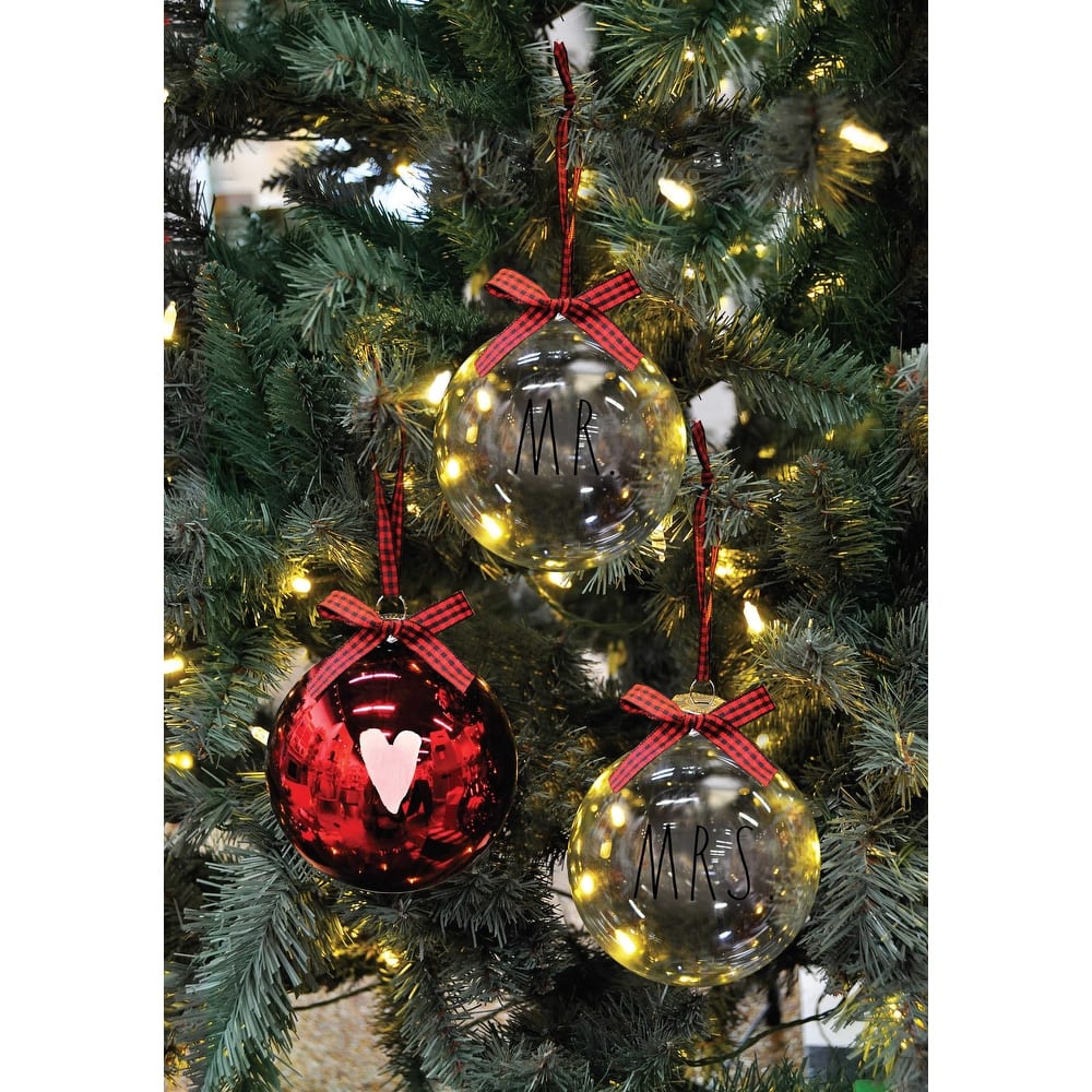 Rae Dunn Set of 3 CHRISTMAS Ornaments