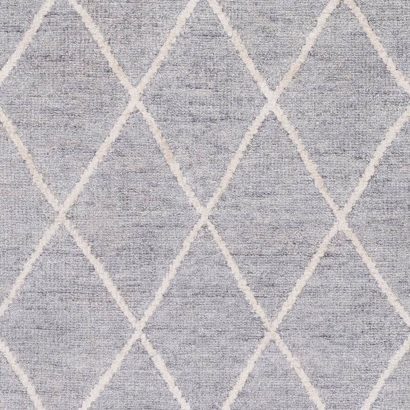 Silver Orchid Rogers Hand-Knotted Viscose Area Rug