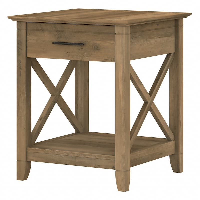 Key West Coastal Box Drawer Nightstand by Bush Furniture