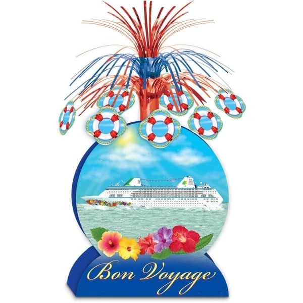 Shop Pack Of 12 Nautical 3 D Cruise Ship Bon Voyage Party