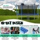 preview thumbnail 5 of 10, Gymax 12/14/15/16FT Recreational Trampoline w/ Inner Enclosure Net