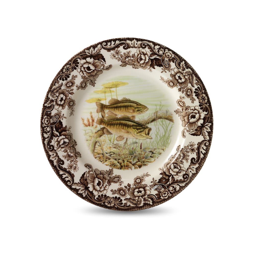 Spode Woodland Dinner Plate Fish Collection - 10.5 inch