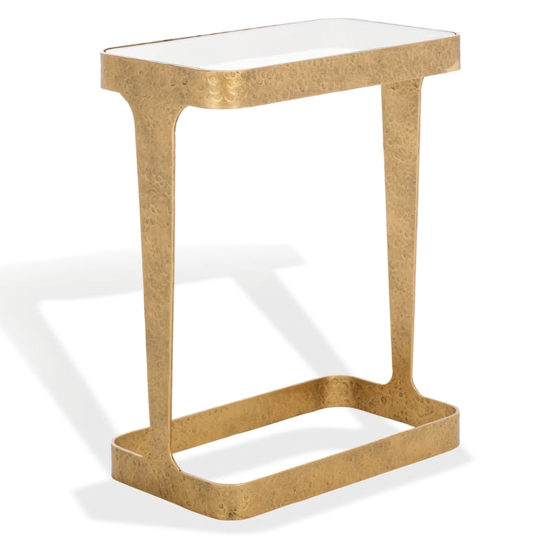 SAFAVIEH Couture Viktor Forged Metal Accent Table - 19"W x 11"D x 24"H