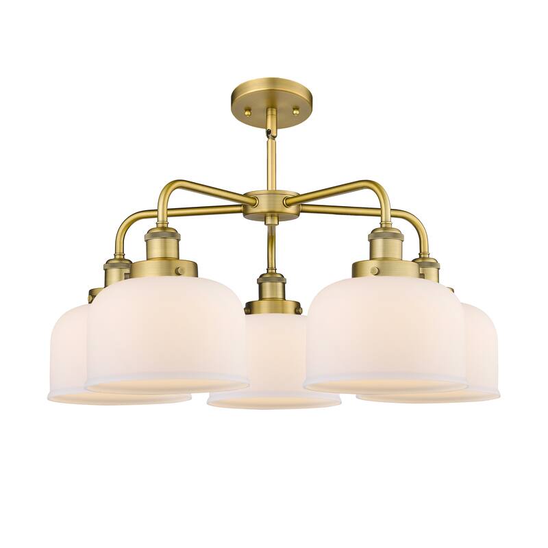 Innovations Lighting Bell - 5 Light 26" Stem Hung Chandelier