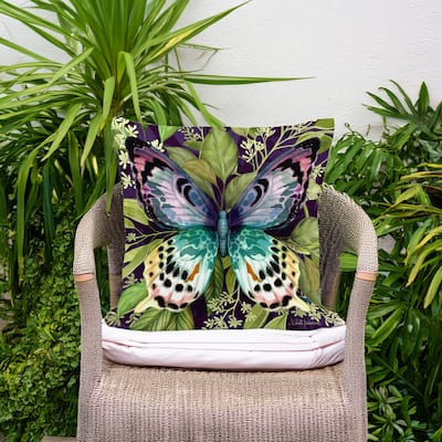 Magnolia Casual Outdoor Pillow Mystic Butterfly 18x18