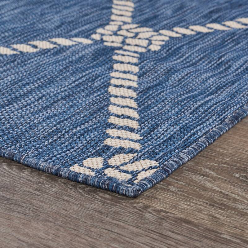 Navy Knot Indoor Outdoor Scatter Rug Bed Bath & Beyond 34736978