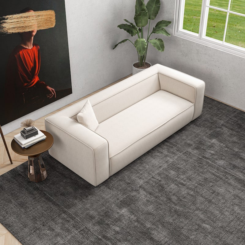 Belinda Mid Century Modern Furniture Style French Boucle Living Room Sofa