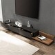 preview thumbnail 4 of 11, Modern Wooden TV Stand, Retractable Media Console for up to 85" TV