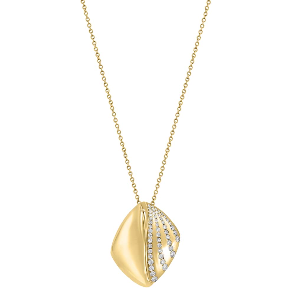 Effy Women's 14K Yellow Gold Diamond Pendant Necklace