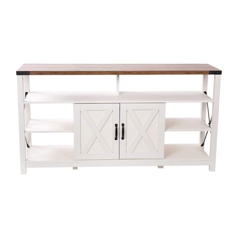 TV Stand for up to 60" TV's with Adjustable Shelf and Storage