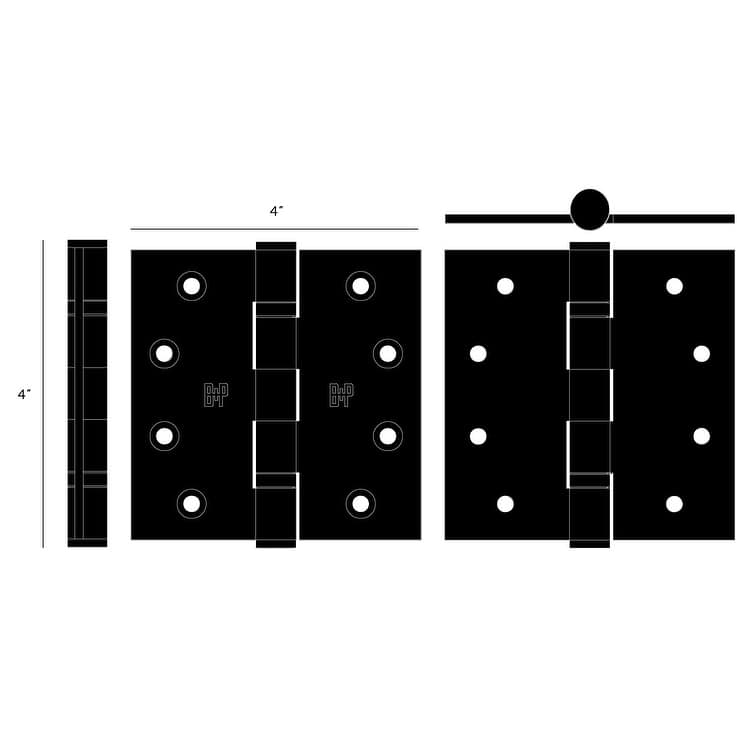 Buster + Punch NHG-071855 Pair of (2) - 4" x 4" Designer Ball Bearing